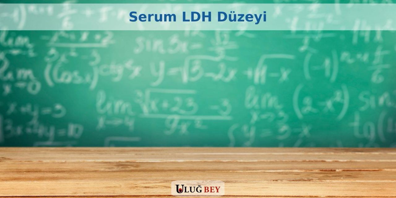 Serum LDH (Laktat Dehidrogenaz) Düzeyi